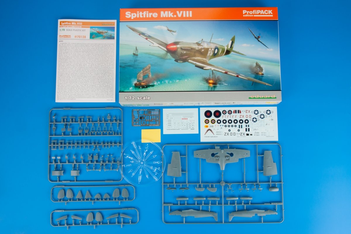 Eduard 70128 Spitfire Mk.VIII 1/72 – immagine 2