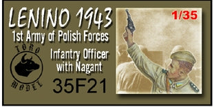 Toro 35F21 Lenino 1943 - 1-sza Armia Wojska Polskiego - Oficer piechoty z Naganem 1/35