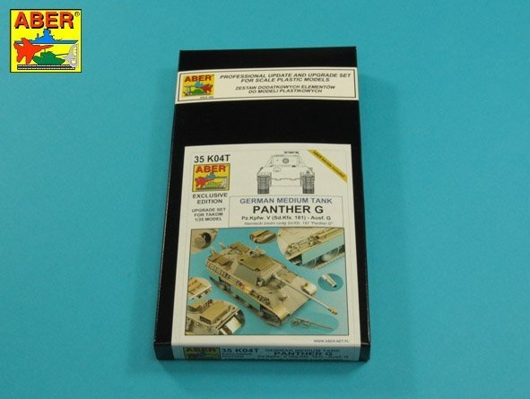 Aber 35K04T Pz.Kpfw. V Ausf.G (i.Kfz.171) Panther 1/35 – immagine 2