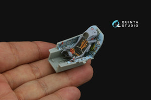 Quinta Studio QD+48480 Su-17M4/Su-22M4 3D-Printed &amp;amp; coloured Interior on decal paper (Hobby Boss) (with 3D-printed resin parts) 1/48 – immagine 9