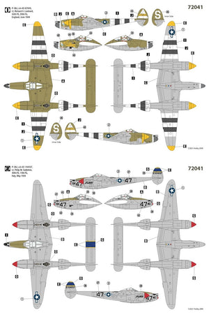 Hobby 2000 72041 P-38J Lightning - Europe 1944 1/72 – immagine 3