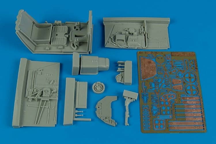 Aires 2141 Bf 109F-2/F-4 cockpit set 1/32 Hasegawa