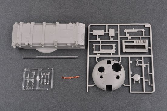 Trumpeter 01550 Russian T-62 Mod.1975 With KMT-6 Mine Plow 1/35 – immagine 11