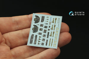 Quinta Studio QD72179 Bf 110C/D/E 3D-Printed &amp;amp; coloured Interior on decal paper (Eduard) 1/72 – zdjęcie 4