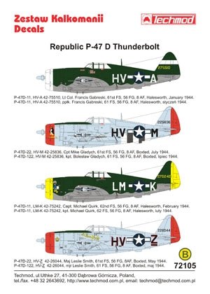Techmod 72105 - Republic P-47D Thunderbolt 1/72 – imagen 2