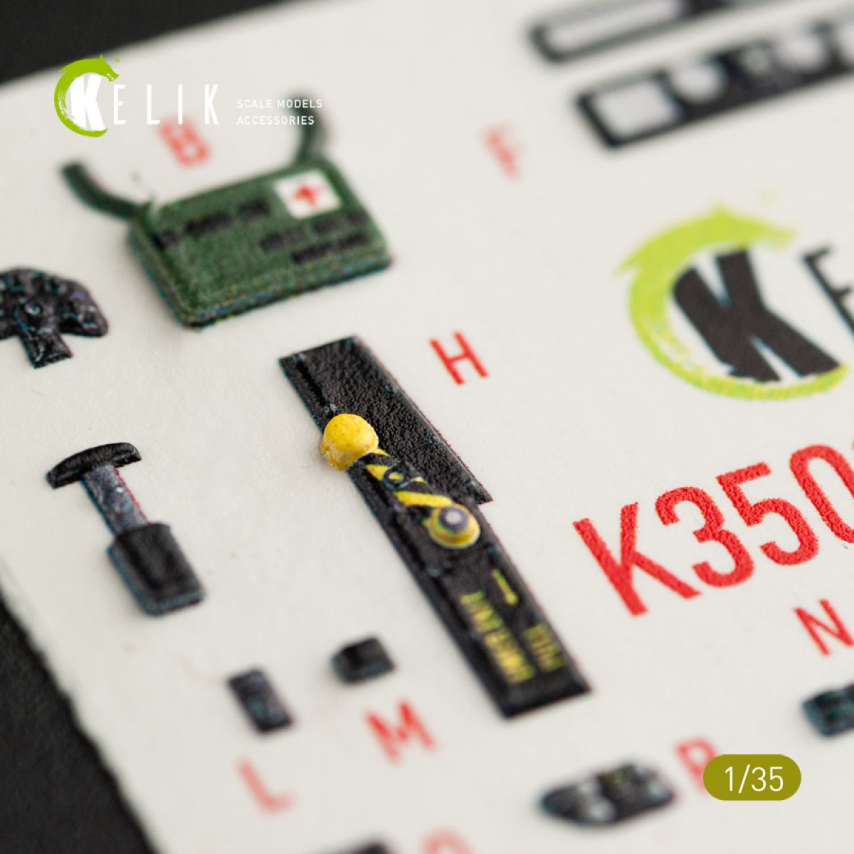 KELIK K35011 MH-60S KNIGHT HAWK INTERIOR 3D DECALS FOR KITTY HAWK KIT 1/35 – immagine 8
