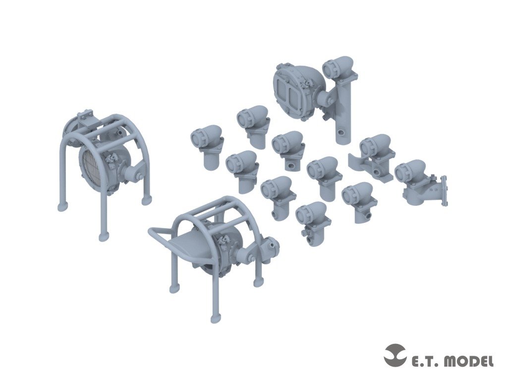 E.T. Model P35-270 Lights Set for Russian T-72 Family ( 3D Print ) 1/35 – imagen 2