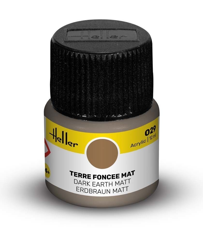 Heller 9029 029 Dark Earth - Mat 12ml