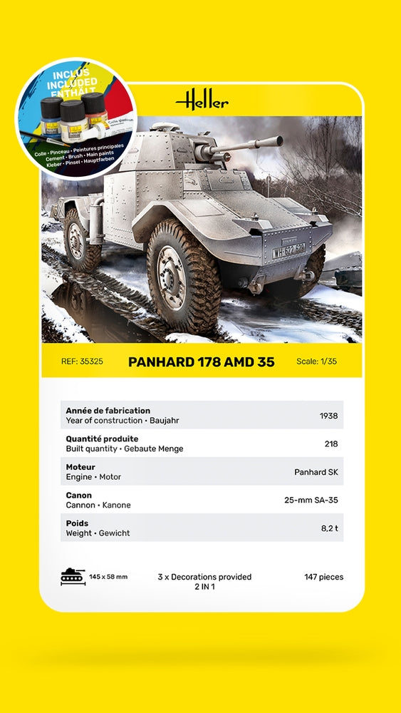 Heller 35325 Panhard 178 Starter Kit 1/35 – imagen 7