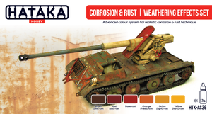 Hataka HTK-AS26 Corrosion rust weathering effects set (6x17ml)