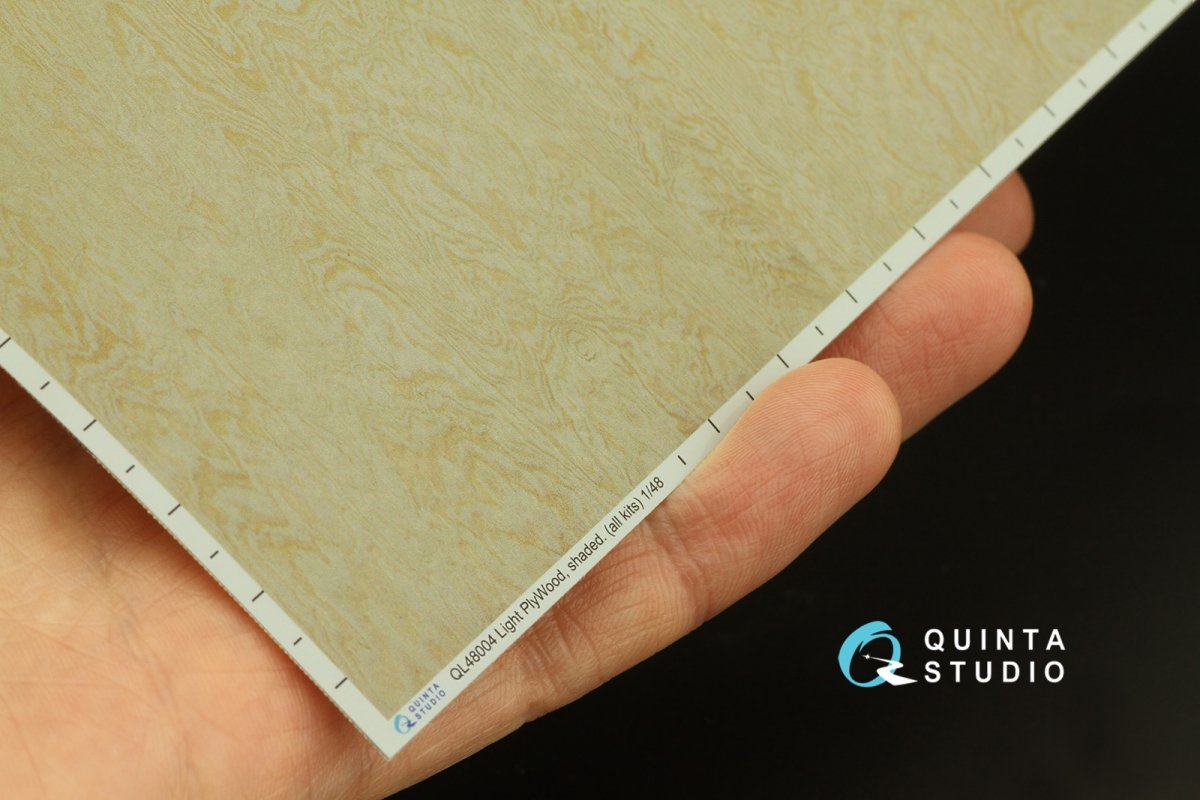 Quinta Studio QL48004 Light plywood, shaded 1/48 – immagine 2