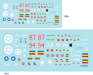Star Decals 72-A1011 British Special Shermans BARV, Crab, Crocodile 1/72 – Bild 3