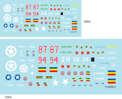 Star Decals 72-A1011 British Special Shermans BARV, Crab, Crocodile 1/72 – Bild 3