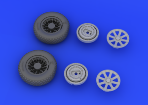 Eduard 632019 F4U-1 wheels 1/32 (Tamiya) – immagine 5