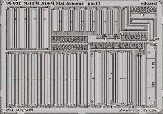 Eduard 36097 M-1134 ATGM slat armour 1/35 AFV Club – Bild 2