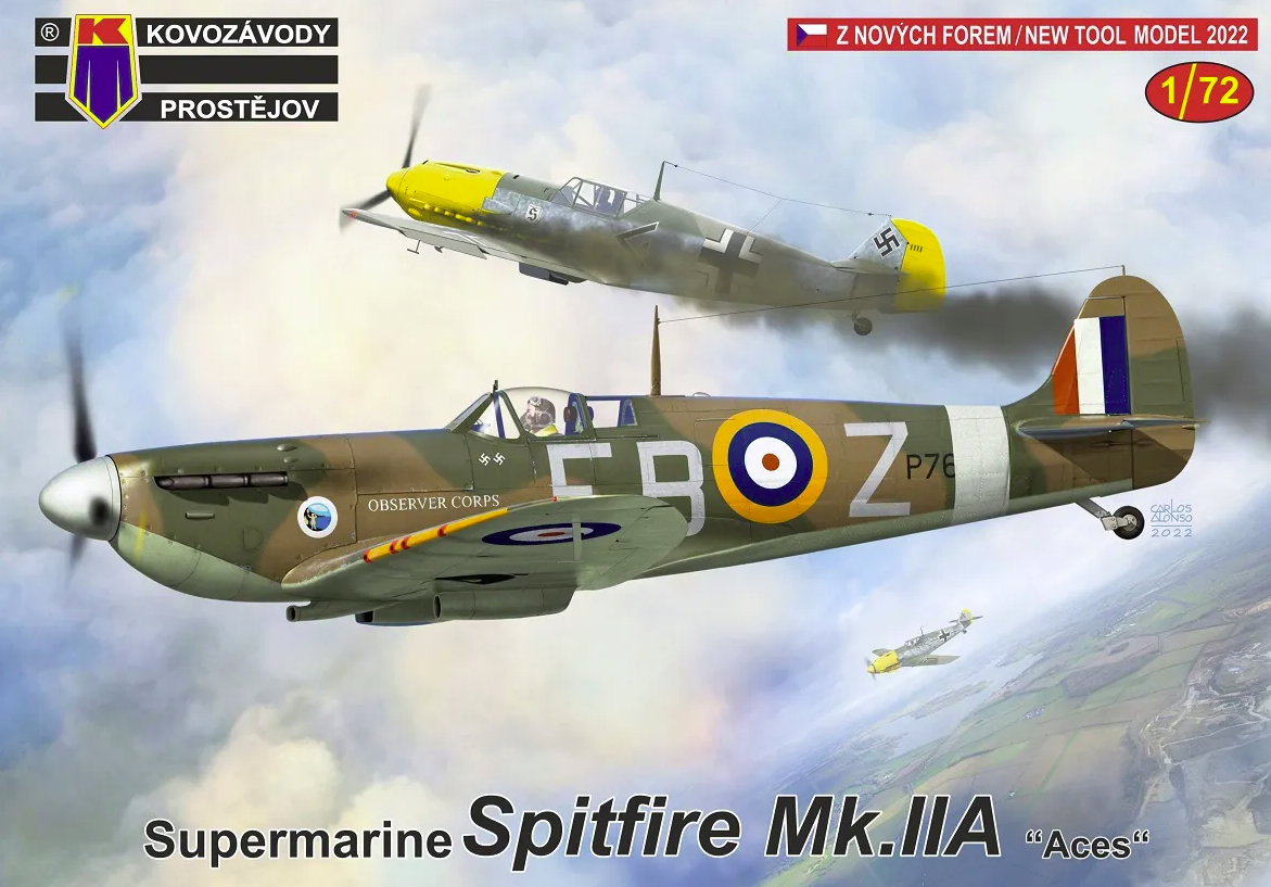 Kovozavody Prostejov KPM0306 Spitfire Mk.IIa « Aces » 1/72