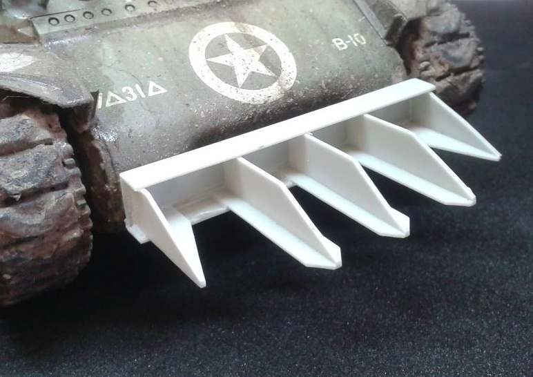 Panzer Art RE35-576 T1 “Rhino device” for US tanks pattern 2 1/35