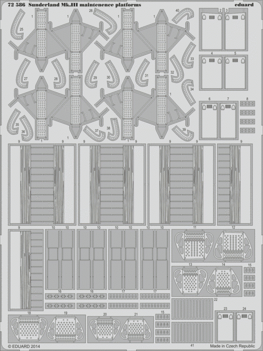 Eduard BIG7289 SUNDERLAND Mk. III 1/72 ITALERI – immagine 8