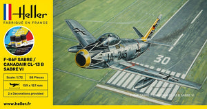 Heller 56277 F-86F SABRE / CANADAIR CL-13 B SABRE VI - Starter Kit 1/72 – Bild 3