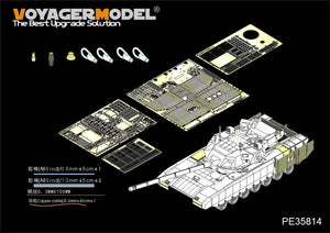 Maquette Voyager PE35814 Char de combat principal russe moderne T-14 Armata (modèle de base) pour TAKOM 2029 au 1/35