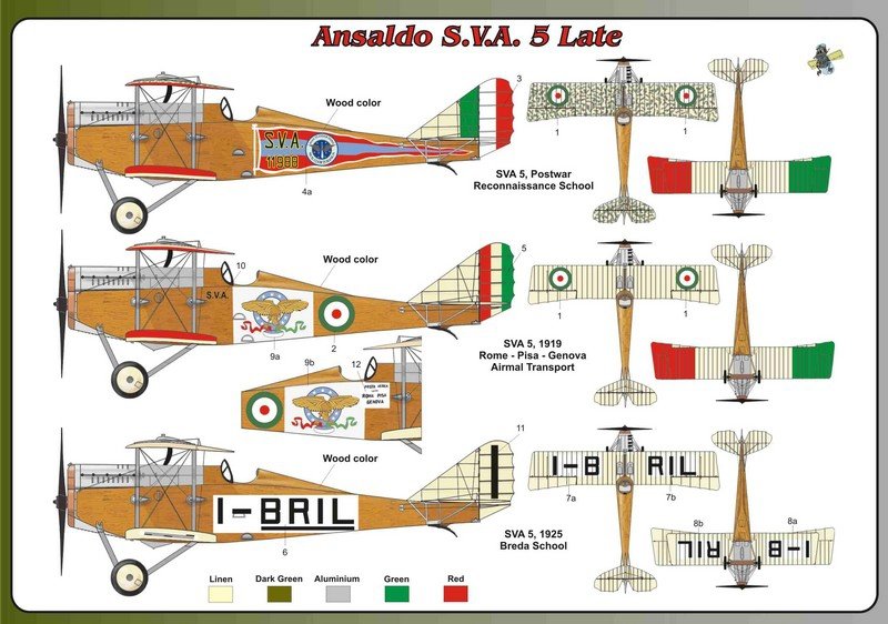 Fly 48007 ANSALDO SVA5 LATE 1/48 – image 4