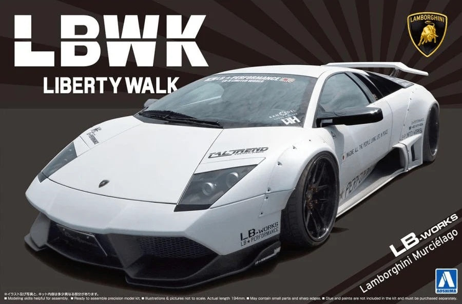 Aoshima 05992 LB-Works Lamborghini Murcielago Ver. 1 1/24