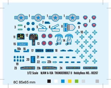 Hobby Boss 80267 N/AW A-10A THUNDERBOLT II 1/72 – immagine 3