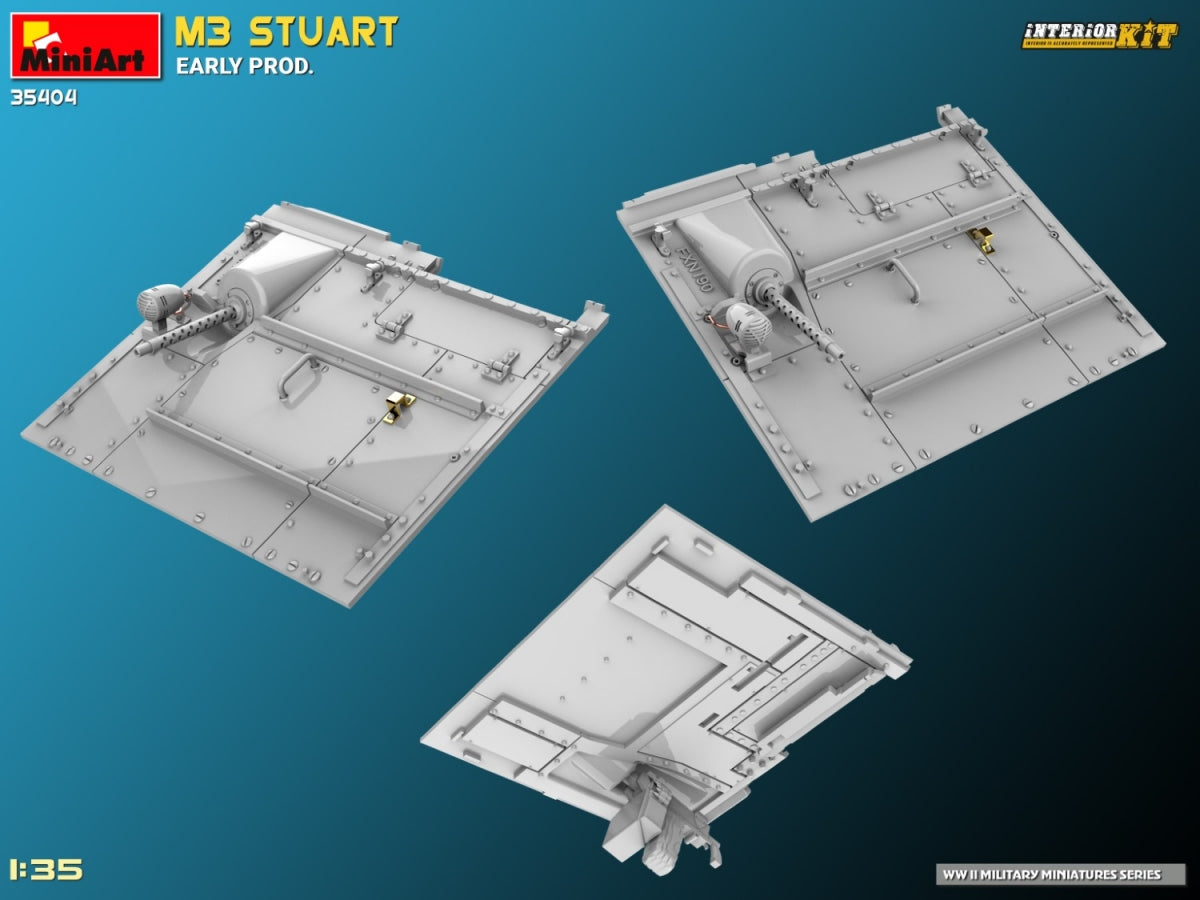 MiniArt 35404 M3 STUART EARLY PROD. INTERIOR KIT 1/35 – Bild 14