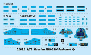 Trumpeter 01681 Russian MiG-31M Foxhound 1/72 – Bild 3