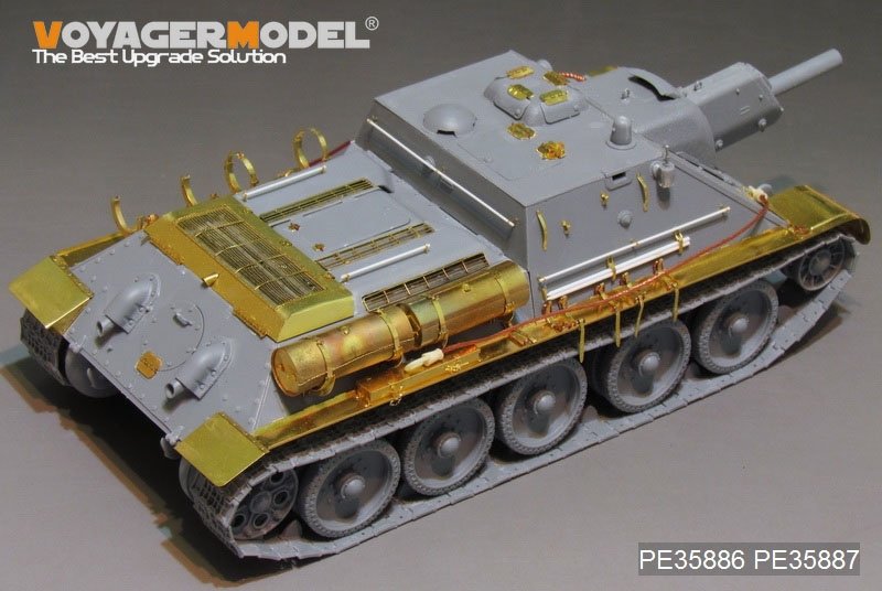 Voyager Model PE35887 WWII Russia SU-122 fenders for MINIART 1/35 – imagen 3