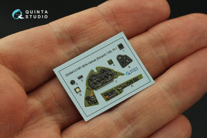 Quinta Studio QD48413 F6F-3E/N Hellcat 3D-Printed &amp;amp; coloured Interior on decal paper (Eduard) 1/48 – immagine 4