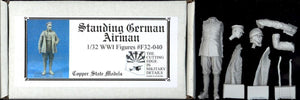 Copper State Models F32-040 Standing German Airman 1/32