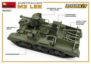 MiniArt 35287 AUSTRALIAN M3 LEE. INTERIOR KIT 1/35 – imagen 8