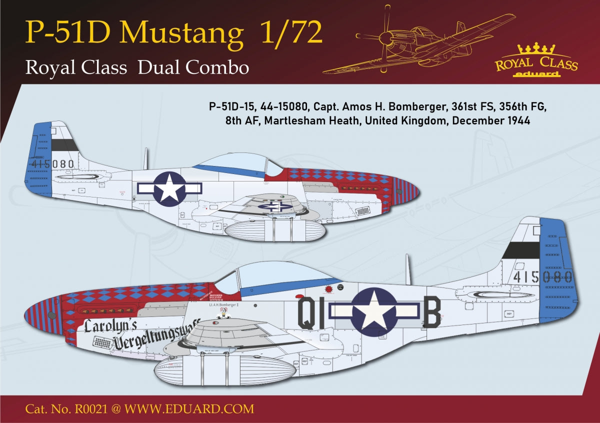 Eduard R0021 P-51D MUSTANG DUAL COMBO 1/72 – imagen 25