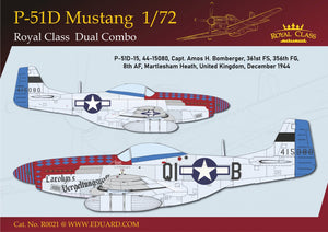 Eduard R0021 P-51D MUSTANG DUAL COMBO 1/72 – imagen 25