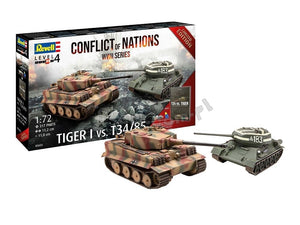 Revell 05655 Tiger I vs. T34/28 - Conflict of Nations WWII Series 1/72 – immagine 2