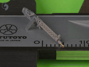 Master AM-72-170 Niemiecki km z okresu I w.św. Spandau LMG 08/15 (2 szt.) - z DŁUGĄ rączką przeładowania - wydruki 3D i mosiężne lufy 1/72