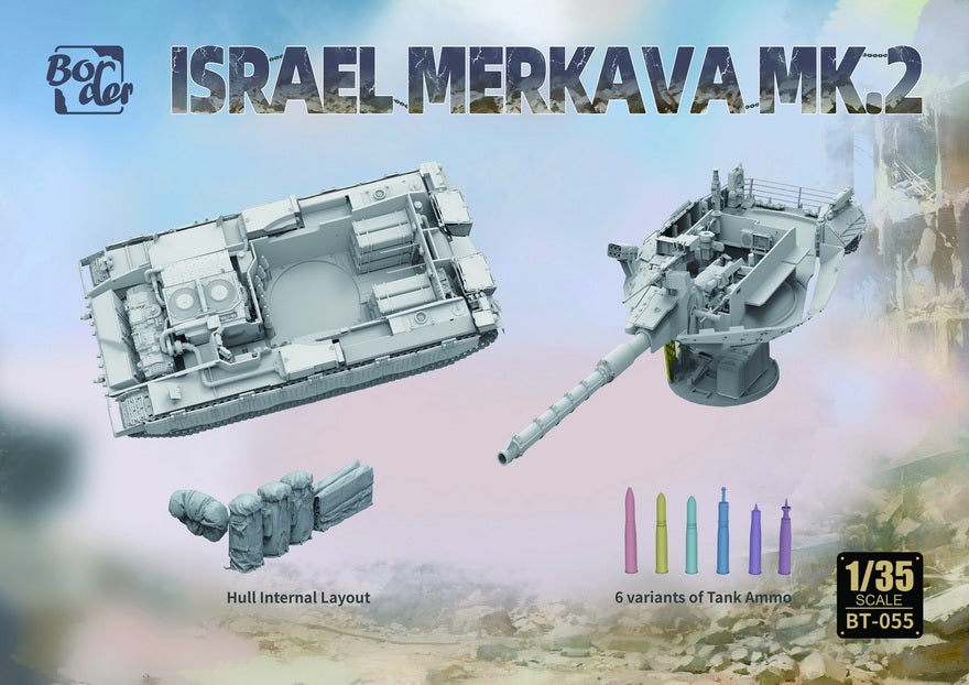 Border Model BT-055 Israel Merkava Mk.2 W/ Full Interior &amp;amp; Workable Tracks 1/35 – imagen 3