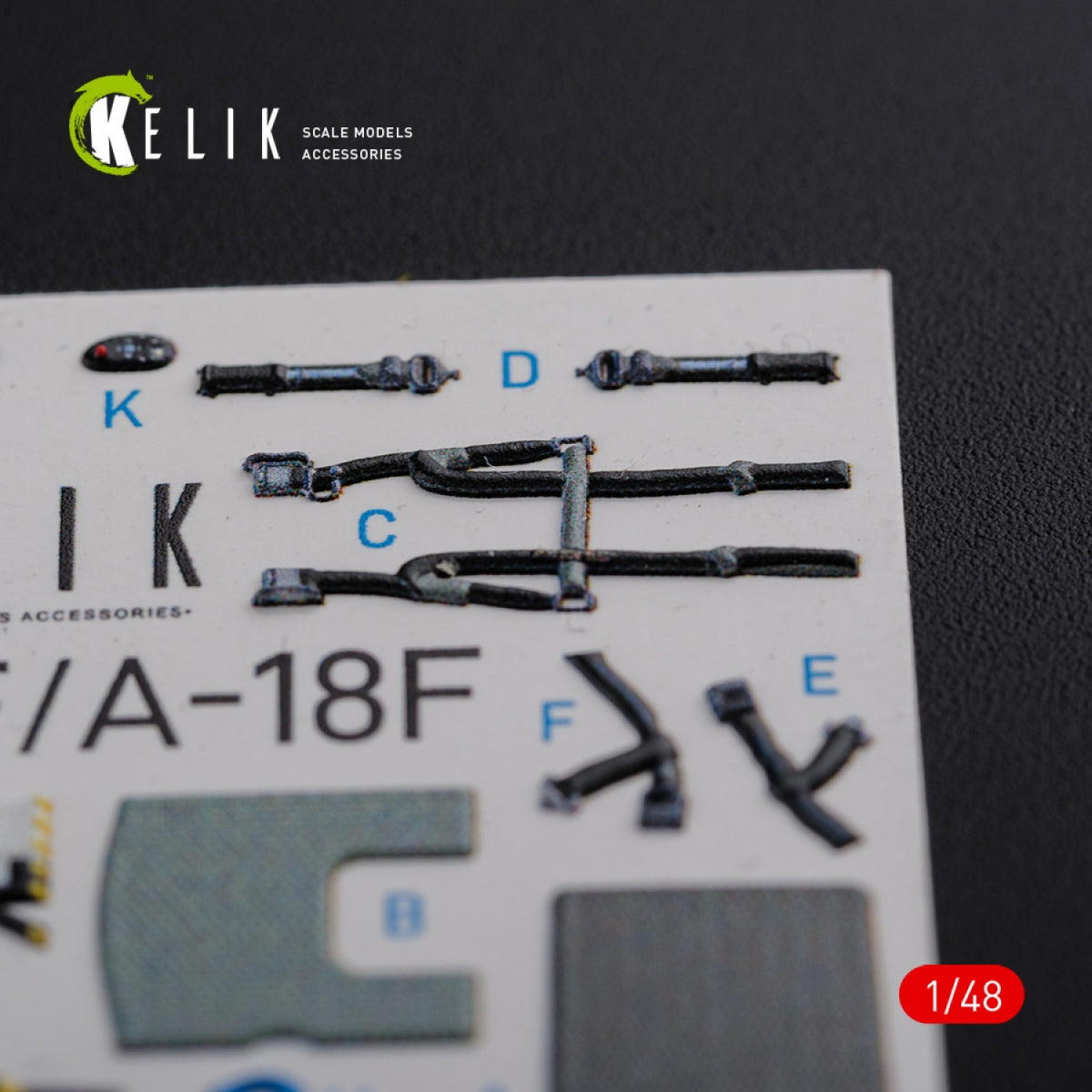KELIK K48078 F/A-18F Super Hornet interior 3D decals for MENG kit 1/48 – imagen 10