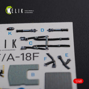KELIK K48078 F/A-18F Super Hornet interior 3D decals for MENG kit 1/48 – imagen 10