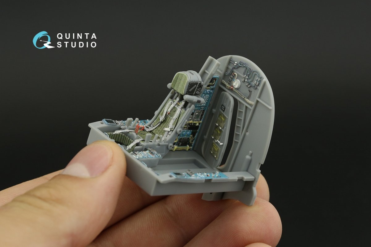 Quinta Studio QD48071 Su-34 3D-Printed &amp;amp; coloured Interior on decal paper (HobbyBoss) 1/48 – immagine 8