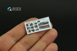 Quinta Studio QDS-48280 F/A-18C late 3D-Printed &amp;amp; coloured Interior on decal paper (HobbyBoss)(Small version) 1/48 – zdjęcie 9