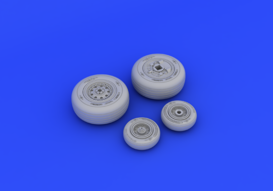 Eduard 648253 F-4J wheels 1/48 ACADEMY – immagine 3