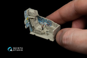 Quinta Studio QD48056 Su-17M4/22M4 3D-Printed coloured Interior on decal paper (for KittyHawk kit) 1/48 – immagine 9
