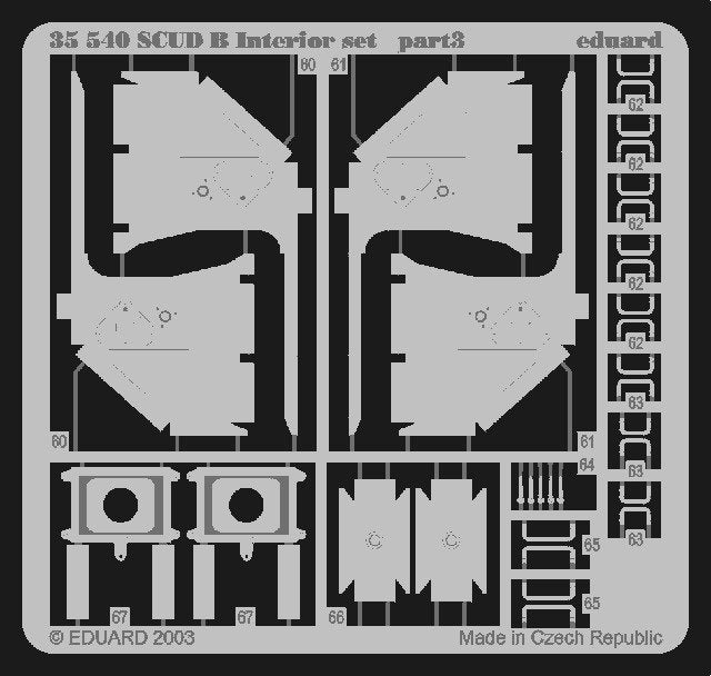 Eduard 35540 SCUD B interior 1/35 Dragon – imagen 2