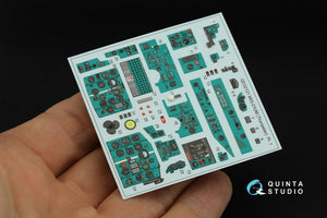 Quinta Studio QD32121 MiG-21UM 3D-Printed &amp;amp; coloured Interior on decal paper (Trumpeter) 1/32 – immagine 9