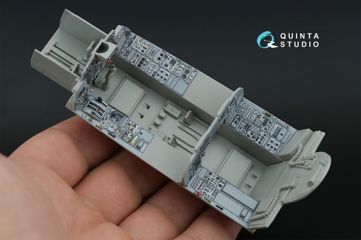 Quinta Studio QDS+32229 Tornado IDS German 3D-Printed &amp;amp; coloured Interior on decal paper (Italeri) (Small version) (with 3D-printed resin parts) 1/32 – immagine 9