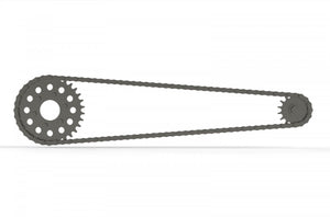 Falcon Scale Models FSM005 Ducati HM Replica - chain for Tamiya 14019 1/12 – Bild 4