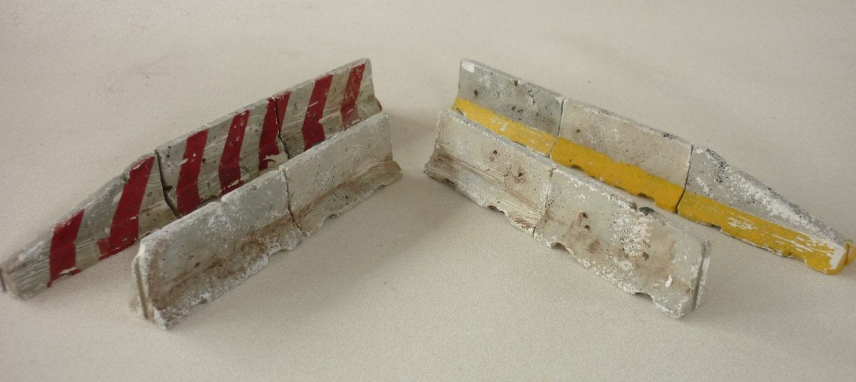 RT-Diorama 35266 Concrete barrier Set No.1 (10 pcs) 1/35 – image 4