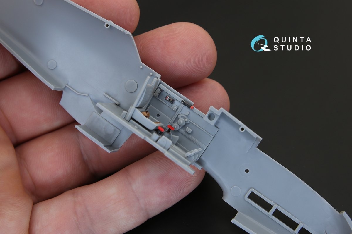 Quinta Studio QD48140 Ki-61-I 3D-Printed &amp;amp; coloured Interior on decal paper (for Hasegawa kit) 1/48 – immagine 5
